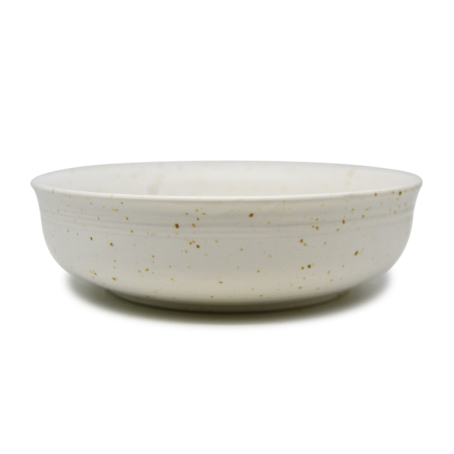 Stripe Round bowl D15 - 0015 Speckled