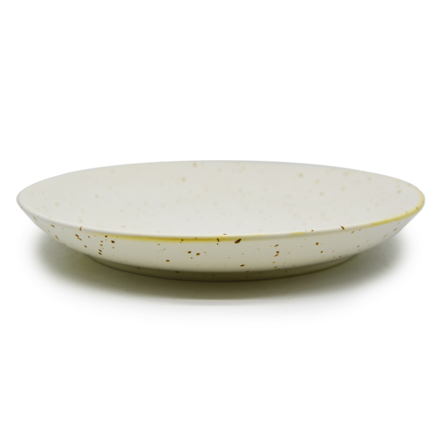 Rounded plate D30 - 0015 Speckled