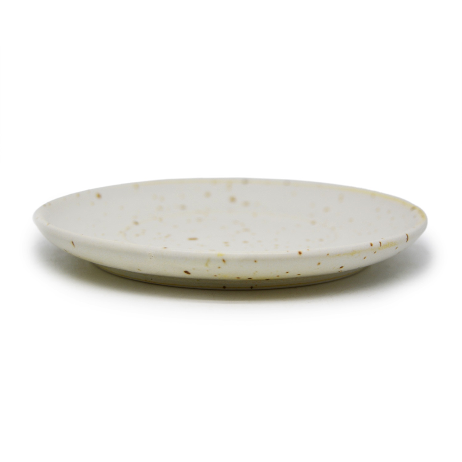 Round saucer S1 - 0015 Speckled