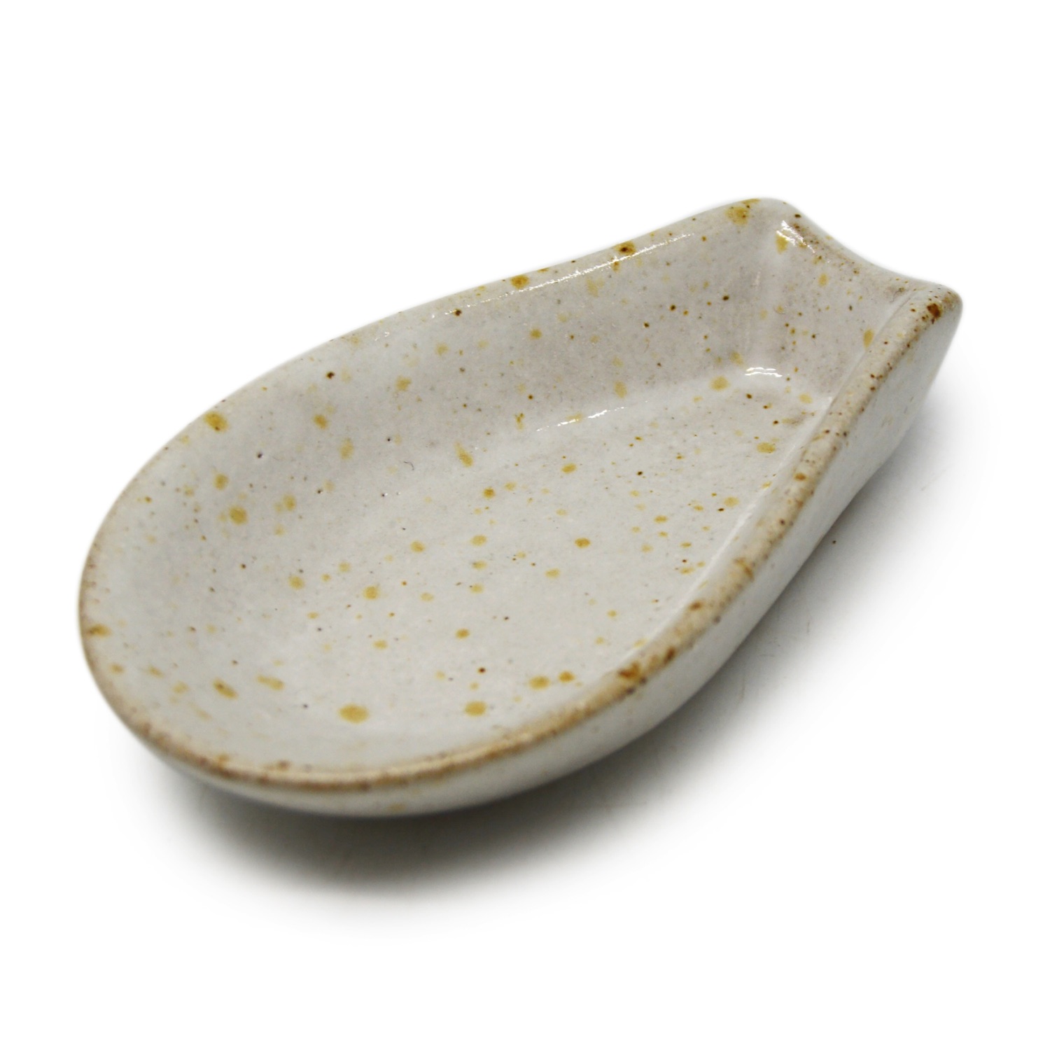 Holder spoon  - 0015 Speckled Glossy Stoneware