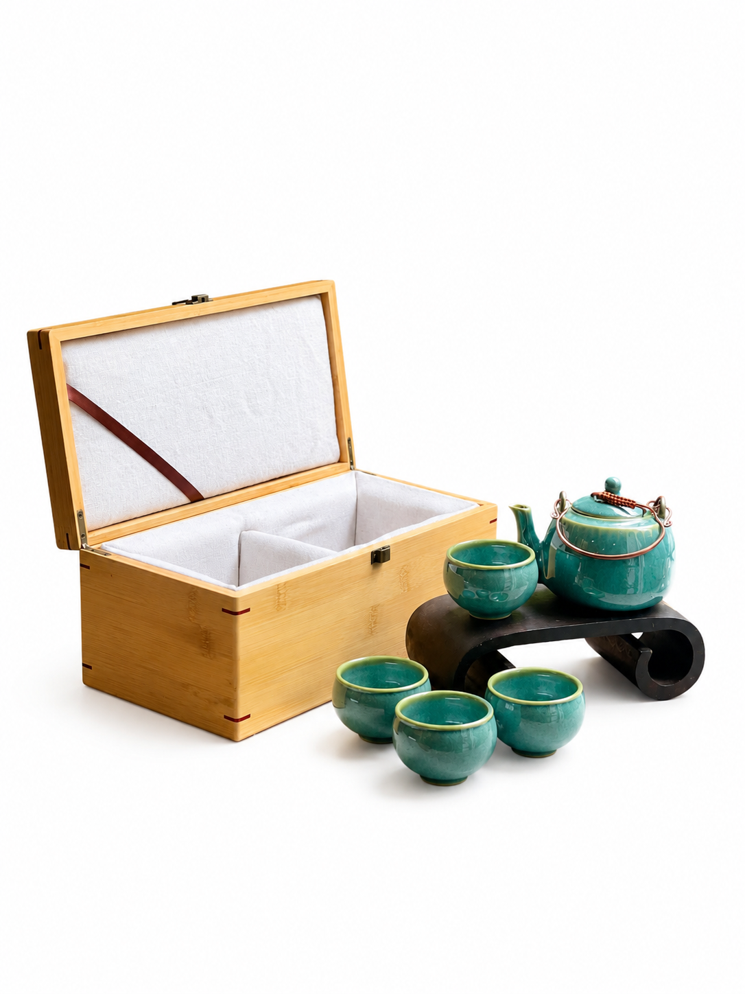 Bộ QT hộp tre ấm mùa xuân nhỏ - Men 0005