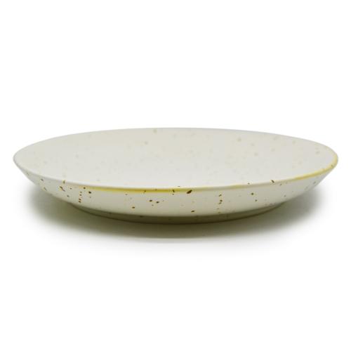 Rounded plate D30 - 0015 Speckled