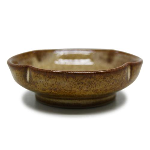 Chén Chấm Hình Hoa S1- Men 0035 Sành